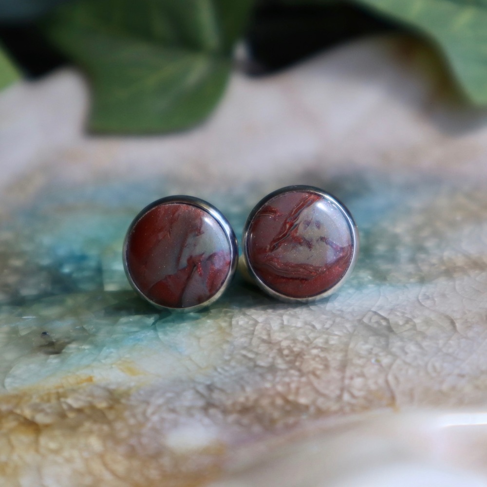Handmade Polymer Clay Stud Earrings